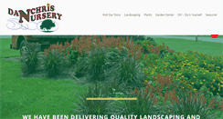 Desktop Screenshot of danchrisnursery.com